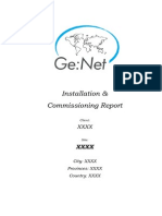 GeNet Install Report Example