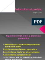 Metabolismul Proteic