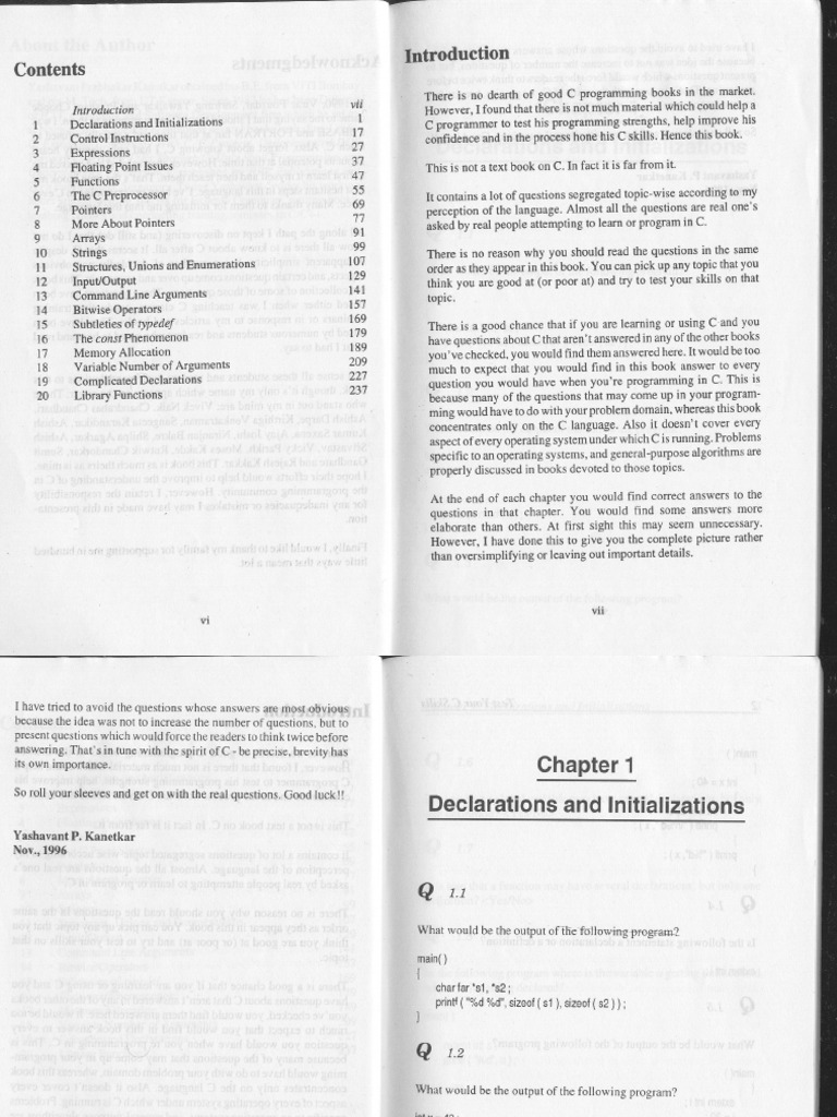 Test Your C Programming Skills | PDF | C (Programming Language ...