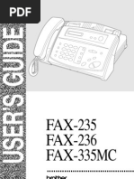 Brother Fax 236 User Manual