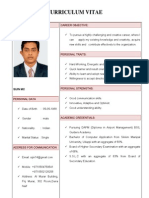 Curriculum Vitae: Personal Profile Career Objective