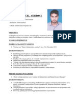 Resume With Pic