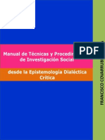 Covarrubias, F. Manual de Técnicas y Procedimientos de Investigación Desde La Dialéctica Crítica