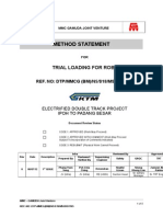 Method Statement For Trial Loading