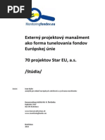 Download Extern projektov manament ako forma tunelovania fondov Eurpskej nie by MonitoringFondovEU SN237382243 doc pdf