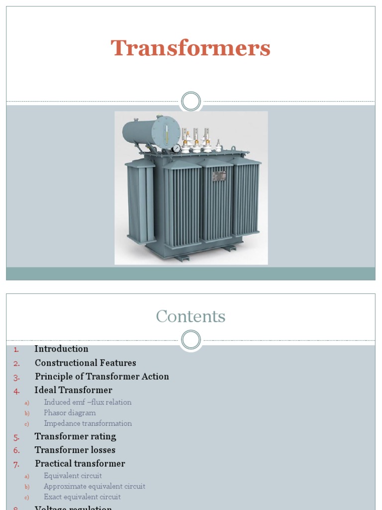 Ppt Transformer Transformer Induction