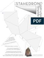 Chestahedron Construction Template