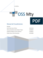 OSS Mty Manual de Procedimientos