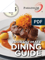 Taste of Paradigm 2014 - F&B Booklet