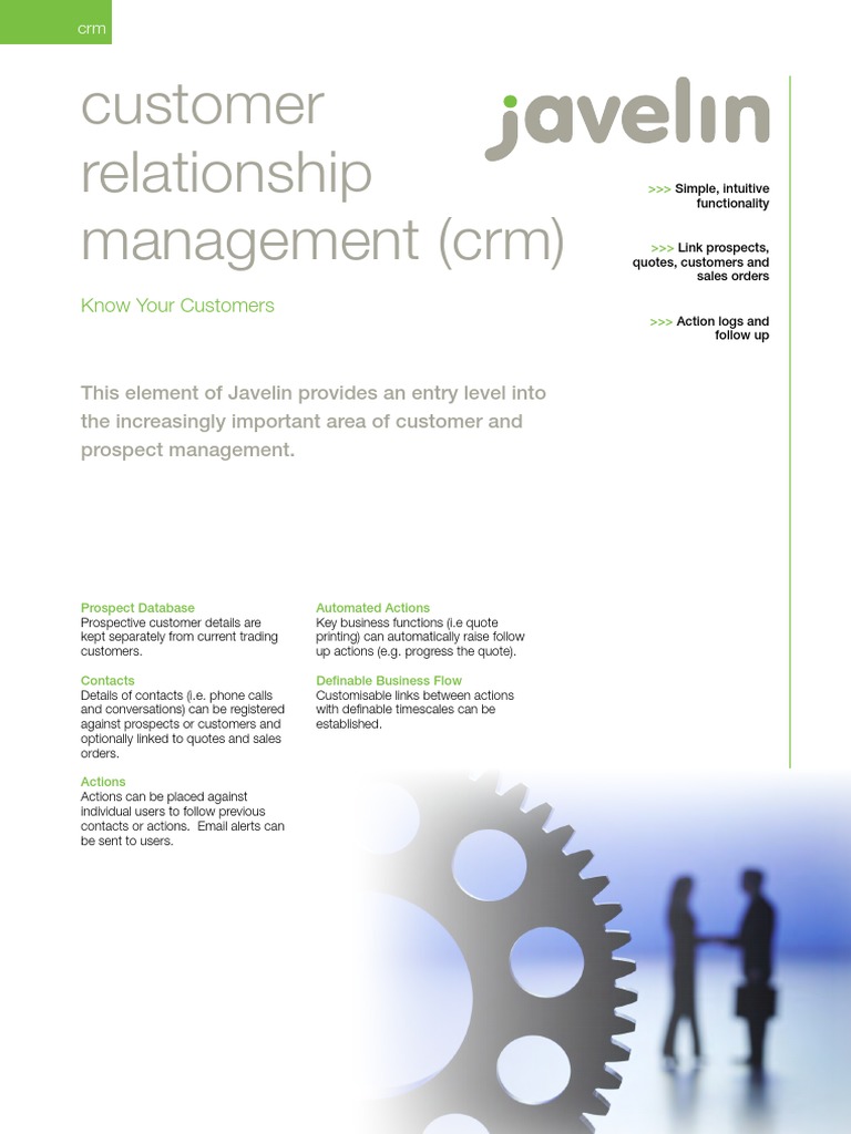 Customer Relationship Management (CRM) : Know Your Customers | PDF