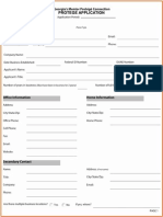 Mentor Protege Application Form