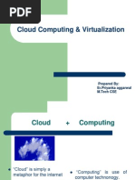 Cloud Computing & Virtualization: Prepared By: Er - Priyanka Aggarwal M.Tech CSE