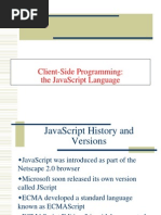 Client Side JavaScript
