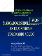 Marcadores en Sindrome Coronario Agudo1