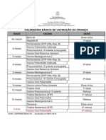 Calendario Vacinacao