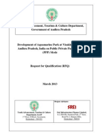 Request For Qualificatio (RFQ) Document For Development of Aquamarine Park in Visakhapatnam On PPP Mode by Tourism Department (Government of Andhra Pradesh)