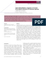 Growth Inhibition and Antioxidative Response of Wood Decay Fungi Exposed To Plant Extracts of Casearia Species