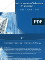 Information Technology: An Overview