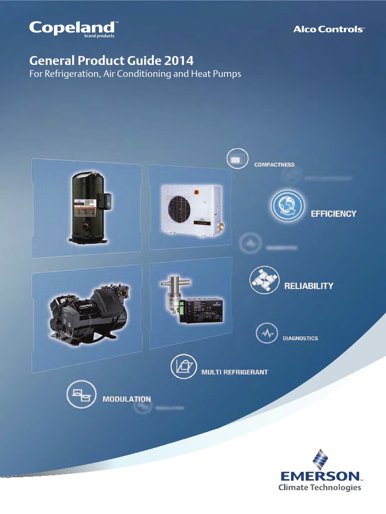 Catalogo Copeland | PDF | Evaporation | Refrigeration