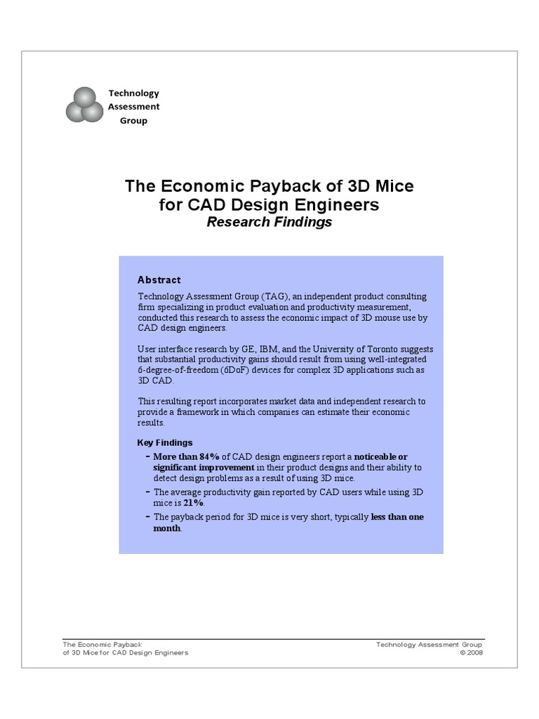 White Paper Economic Payback | PDF | Computer Aided Design | User Interface