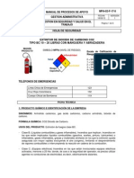 Extintor Dioxido de Carbono Co2