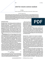 Projection Moire For Remote Contour Analysis