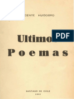 Huidobro - Ultimos Poemas