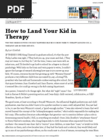 How to Land Your Kid in Therapy - Magazine - The Atlantic