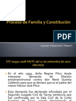 Proceso de Familia y Constitución