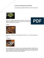 Técnicas para preparar alimentos y recetas de pollo salteado y asado