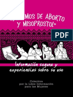 Hablemos de Aborto y Misoprostol. Colectiva Por La Libre Informacion Para Las Mujeres