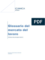 Glossario Del Mercato Del Lavoro