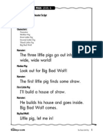 Three Little Pigs Reader's Theater Script