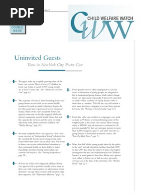 Child Welfare Watch: Uninvited Guests