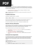 Error Reporting:: Stdin, Stdout, Stderr