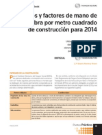 Costos de Construccion para El 2014