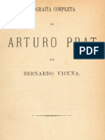 Biografía completa de Arturo Prat, por Bernardo Vicuña, 1879