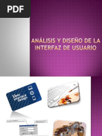 Análisis y Diseño de La Interfaz de Usuario