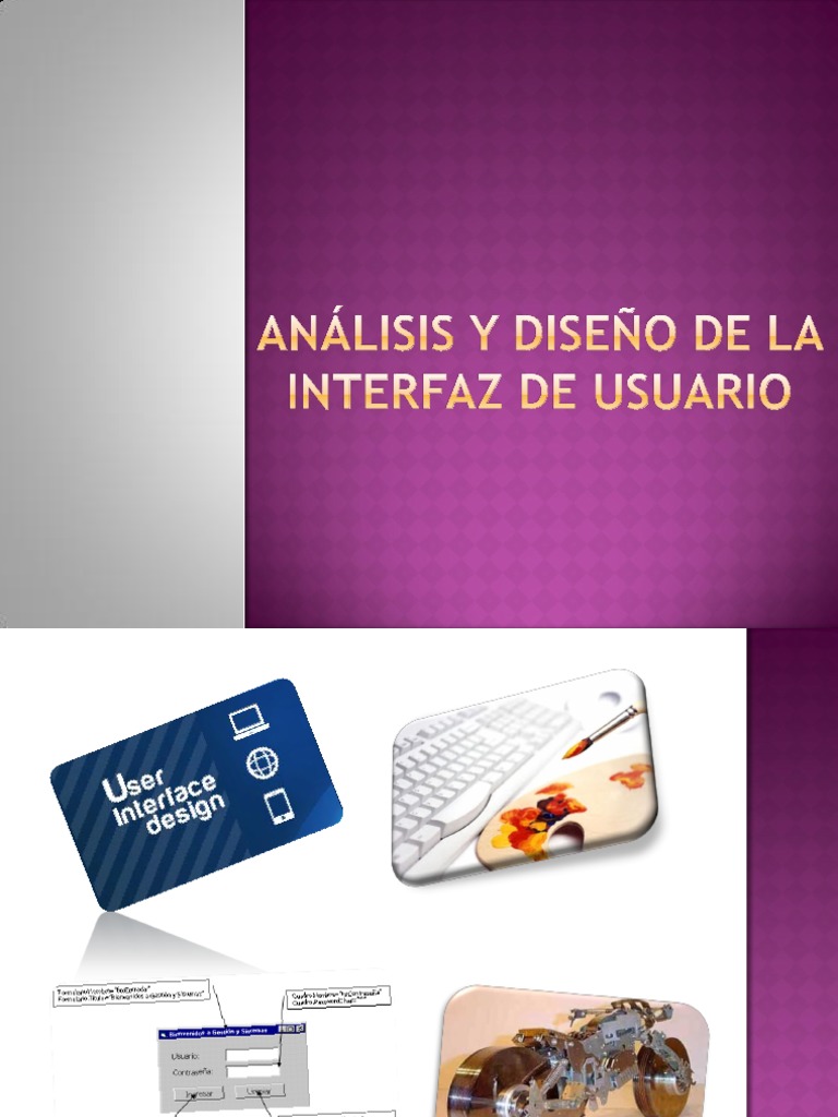 Análisis y Diseño de La Interfaz de Usuario PDF Ingeniería de