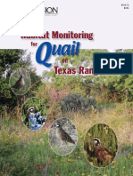 Habitat Monitoring for Quail on Texas Rangelands