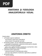 I Anatomia Şi Fiziologia Analizatorului Vizual