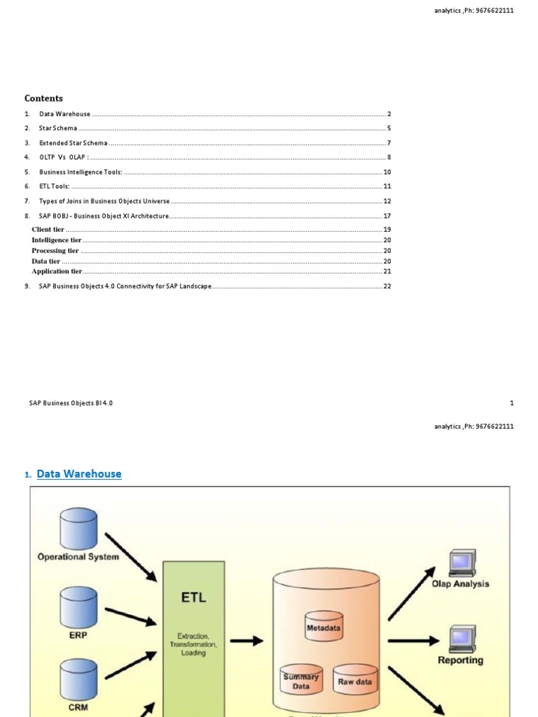 Extended Star Schema | PDF | Business Intelligence | Server (Computing)