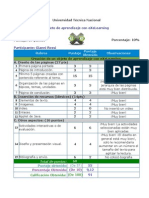 Rúbrica de Evaluación EXeLearning Gianni Rossi