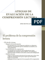 Estrategias de Evaluación de Comprensión Lectora