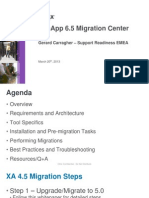 Migratingfromxenapp4 5and5toxenapp6 5usingxenappmigrationcenter 130321174919 Phpapp01