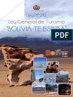 Ley 292 General de Turismo