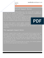 What Is "Impact Factor"?