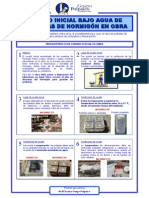 Curado inicial de muestras de hormigón en obra