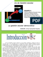 Proyecto Gestión Escolar