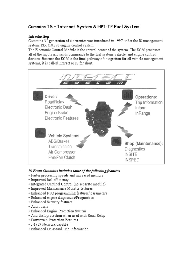 Cummins ISX Fuel System 0205 PDF Fuel Injection Valve